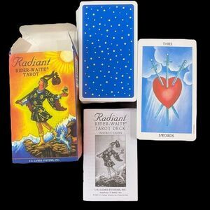 RADIANT Rider-Waite Tarot Deck | 78 Cards + Illus. Booklet NWT